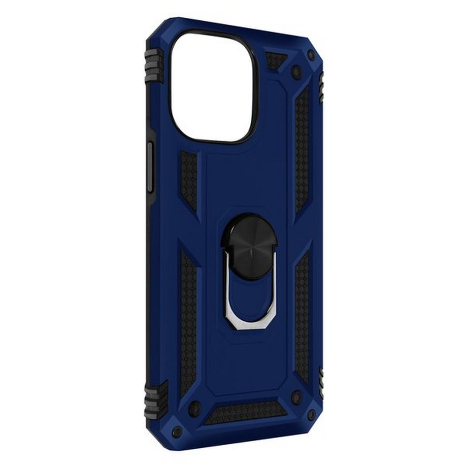 Avizar  Coque iPhone 14 Pro Max Bague Bleu Nuit 