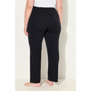 Ulla Popken  Pantalon en jersey Bellieva à coupe droite. Coton bio, GOTS 