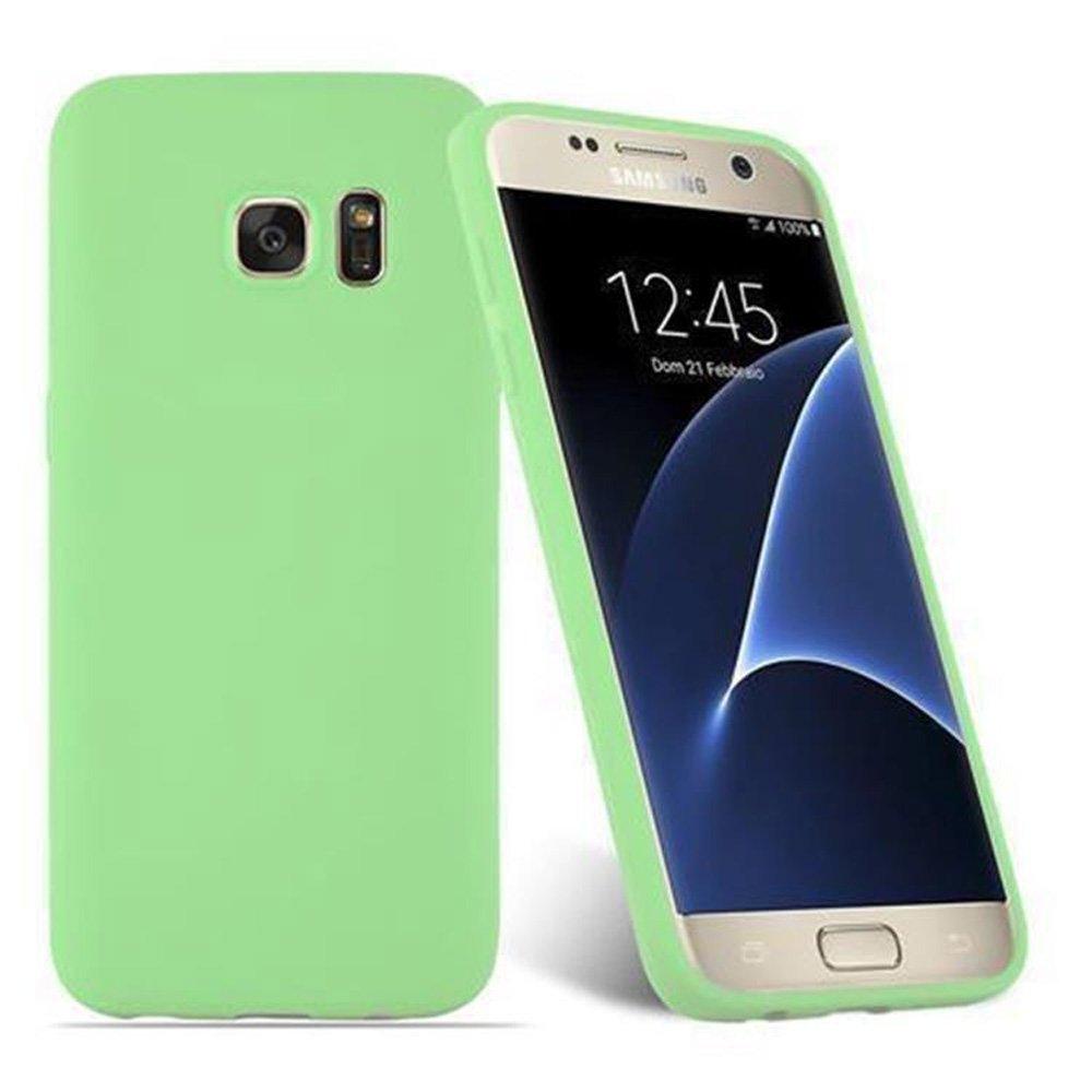 Cadorabo  Housse compatible avec Samsung Galaxy S7 - Coque de protection en silicone TPU flexible 