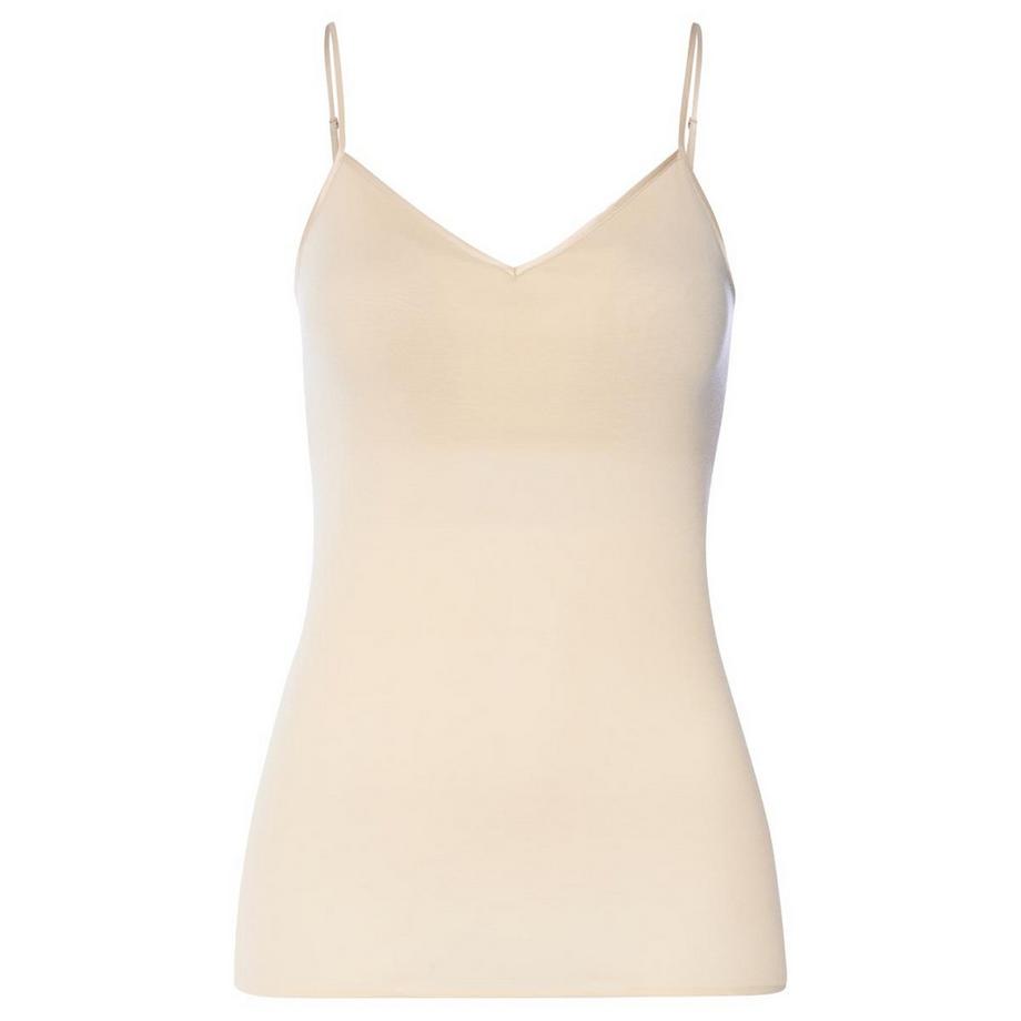 HANRO Cotton Seamless tops à bretelles spaghetti  