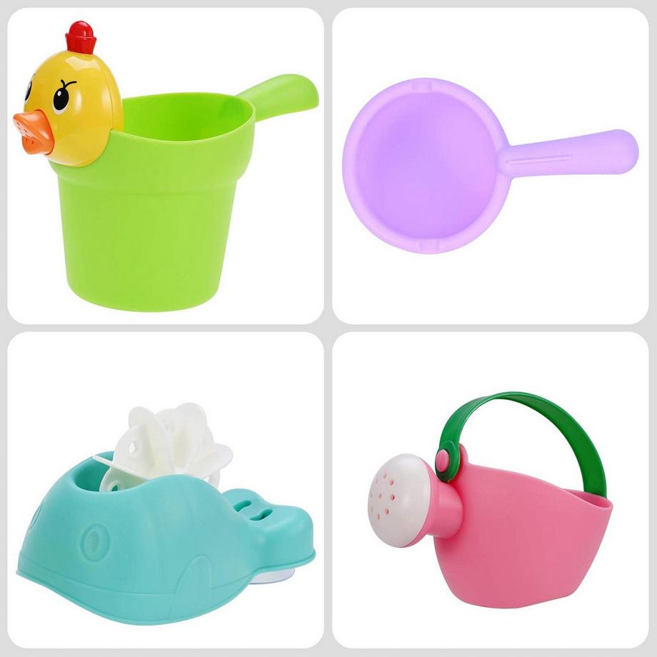 Activity-board  10Pcs Badewannenspielzeug für Baby ab 1 Jahr, Badespielzeug Wasserspielzeug Baby niedliche Wasserspritztiere für Baby Badewanne Geschenk 