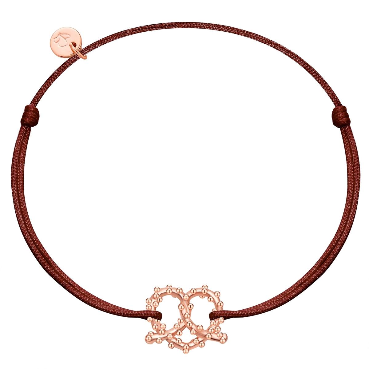 Glanzstücke München  Femme Bracelet Bretzel coeur 