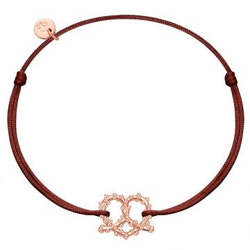 Femme Bracelet Bretzel coeur