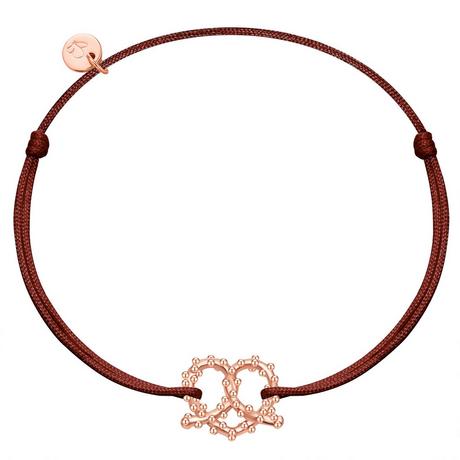 Glanzstücke München  Femme Bracelet Bretzel coeur 