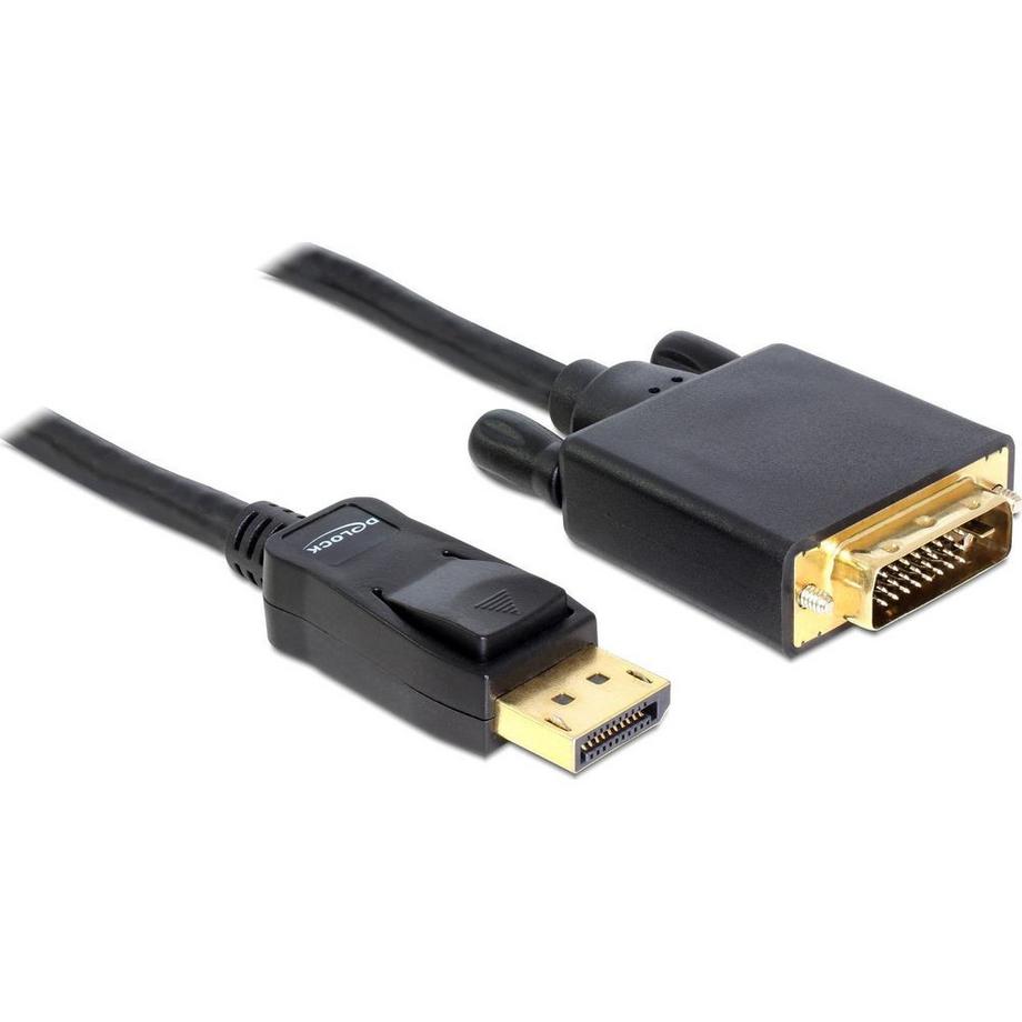 DeLock  DeLOCK Displayport > DVI 24+1 m/m 3m DVI-D Nero 