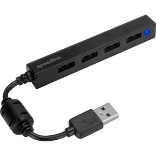 SPEEDLINK  SpeedLink Snappy Slim USB Hub, 4-Port, USB 2.0, Passiv 