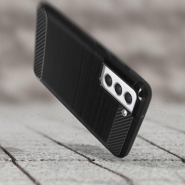 Avizar  Cover Galaxy S21 FE Carbonio Nera 