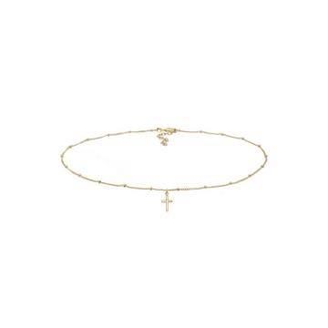 Collier Choker Pendentif Croix