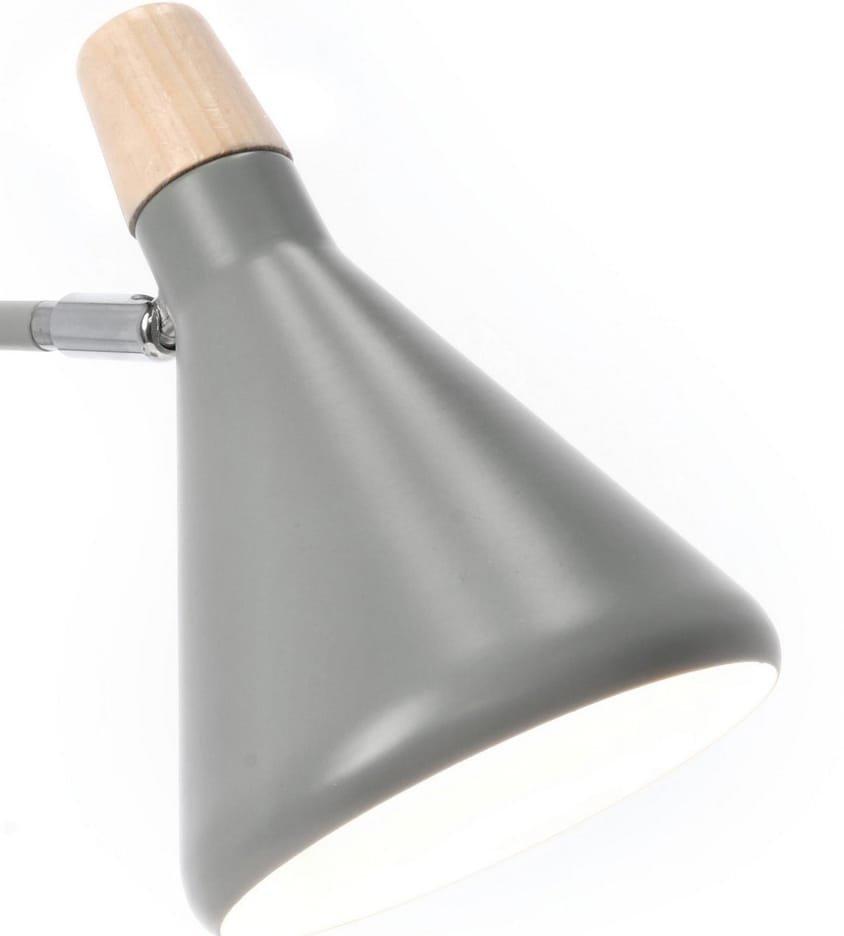 mutoni Lampada da tavolo Brill grigio 26x15x46  