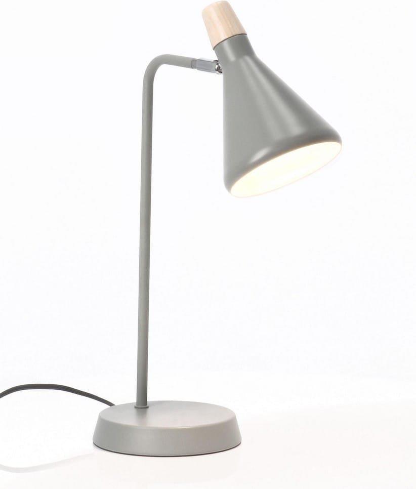 mutoni Lampada da tavolo Brill grigio 26x15x46  