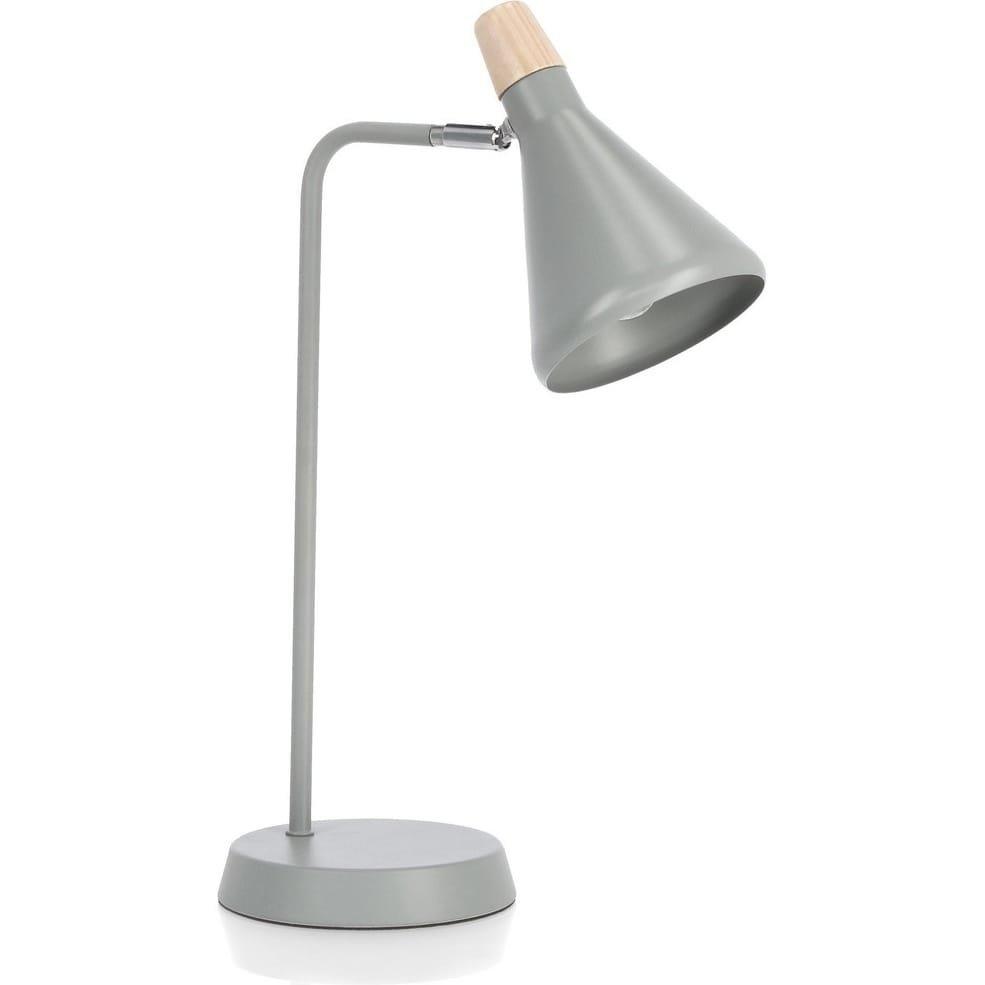 mutoni Lampada da tavolo Brill grigio 26x15x46  