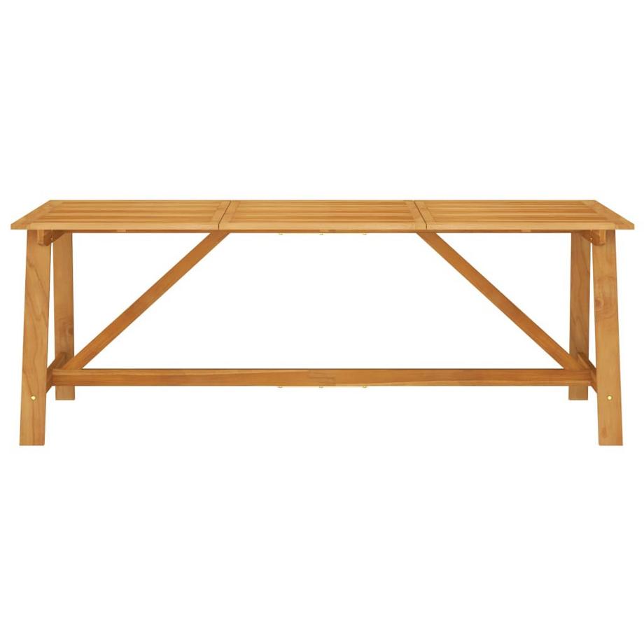 VidaXL Table à manger de jardin bois d'acacia  