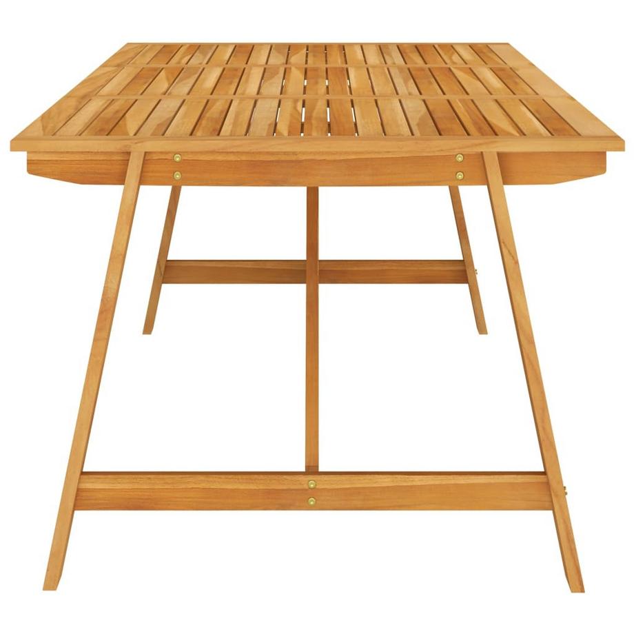 VidaXL Table à manger de jardin bois d'acacia  
