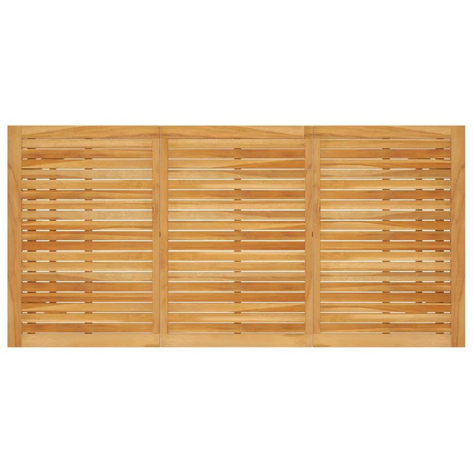 VidaXL Table à manger de jardin bois d'acacia  