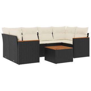 VidaXL set divano da giardino Polirattan  