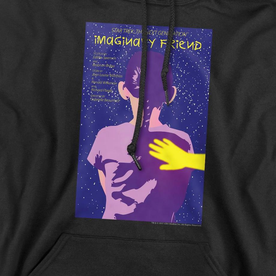 Star Trek The Next Generation Season 5 Episode 22 Felpa con cappuccio  