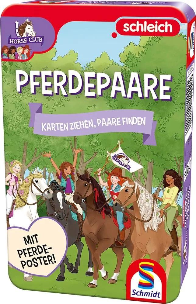 Schmidt  Spiele Horse Club, Pferde Paare (Metalldose) 