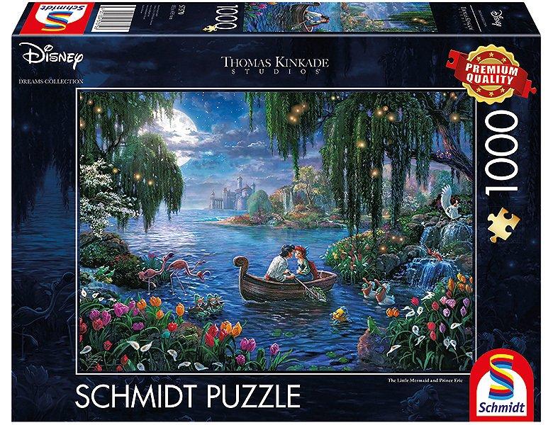 Schmidt  Puzzle The Little Mermaid and Prince Eric (1000Teile) 