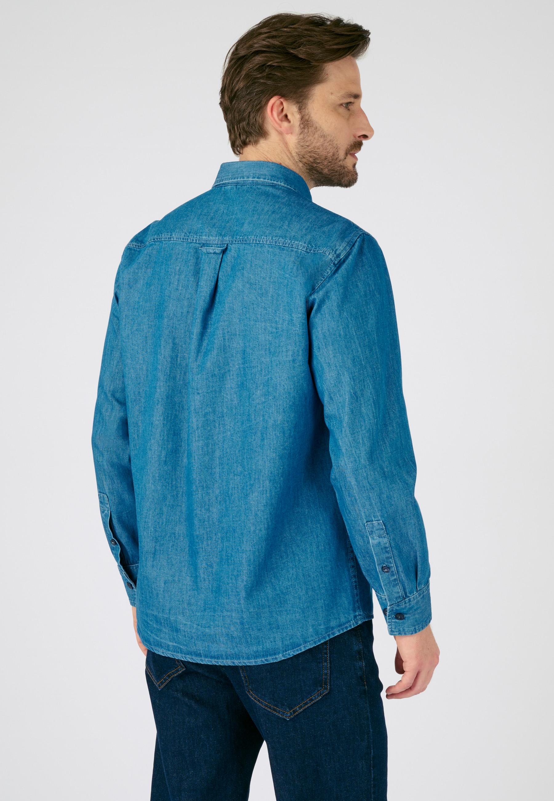 Damart  Chemise manches longues denim 