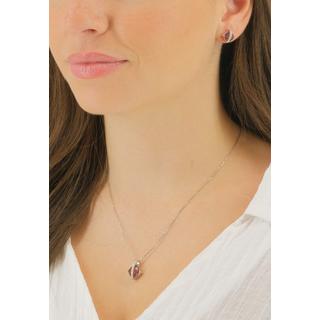 MUAU Schmuck  Parure en argent 925 Zircone, 11mm 