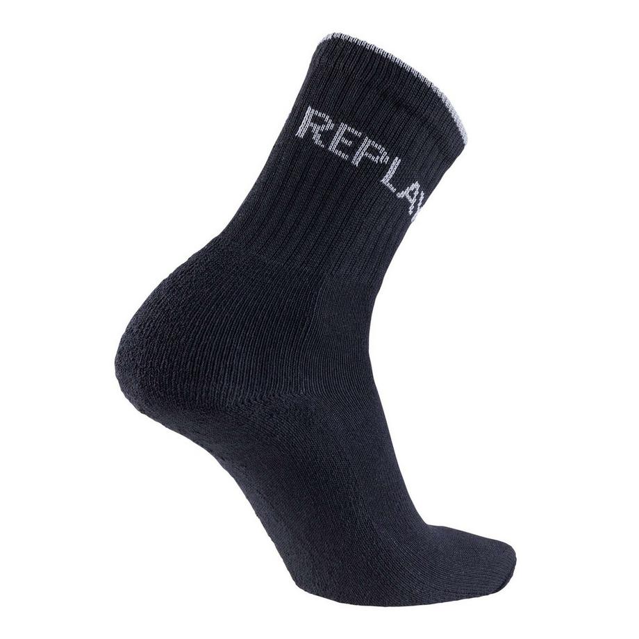 REPLAY Tennis Leg Logo 3er Pack Socken  