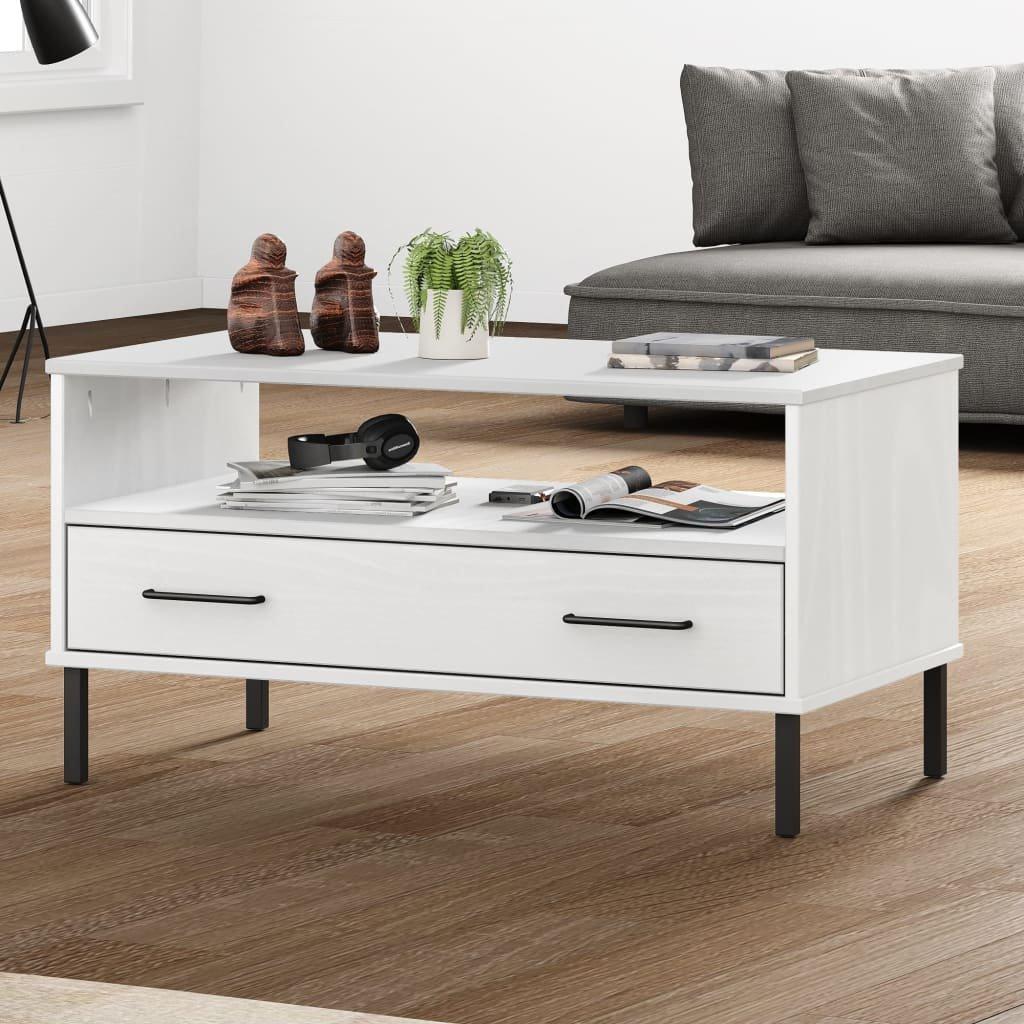 VidaXL Table basse bois  