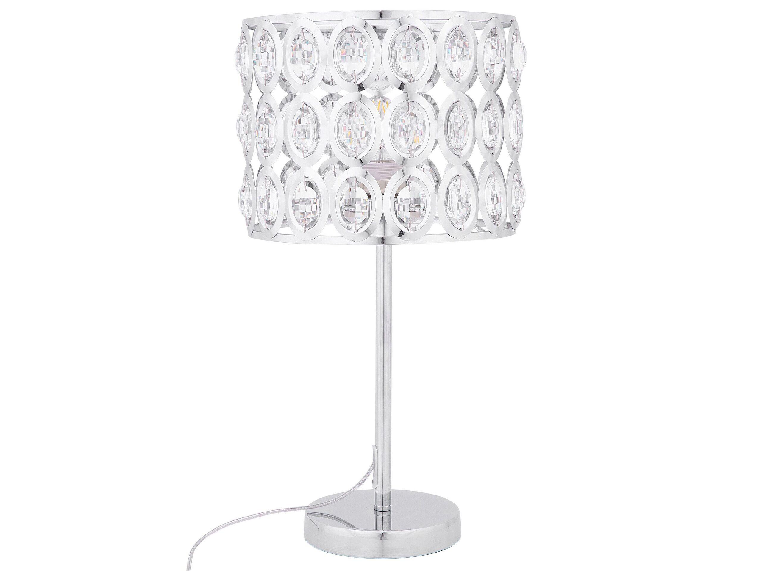 Beliani Lampe à poser en Métal Glamour TENNA  