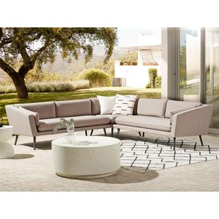 Beliani Ecksofa aus Polyester Modern LORETELLO  