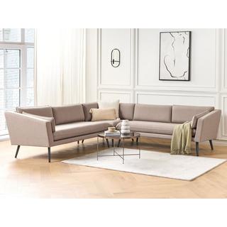 Beliani Ecksofa aus Polyester Modern LORETELLO  