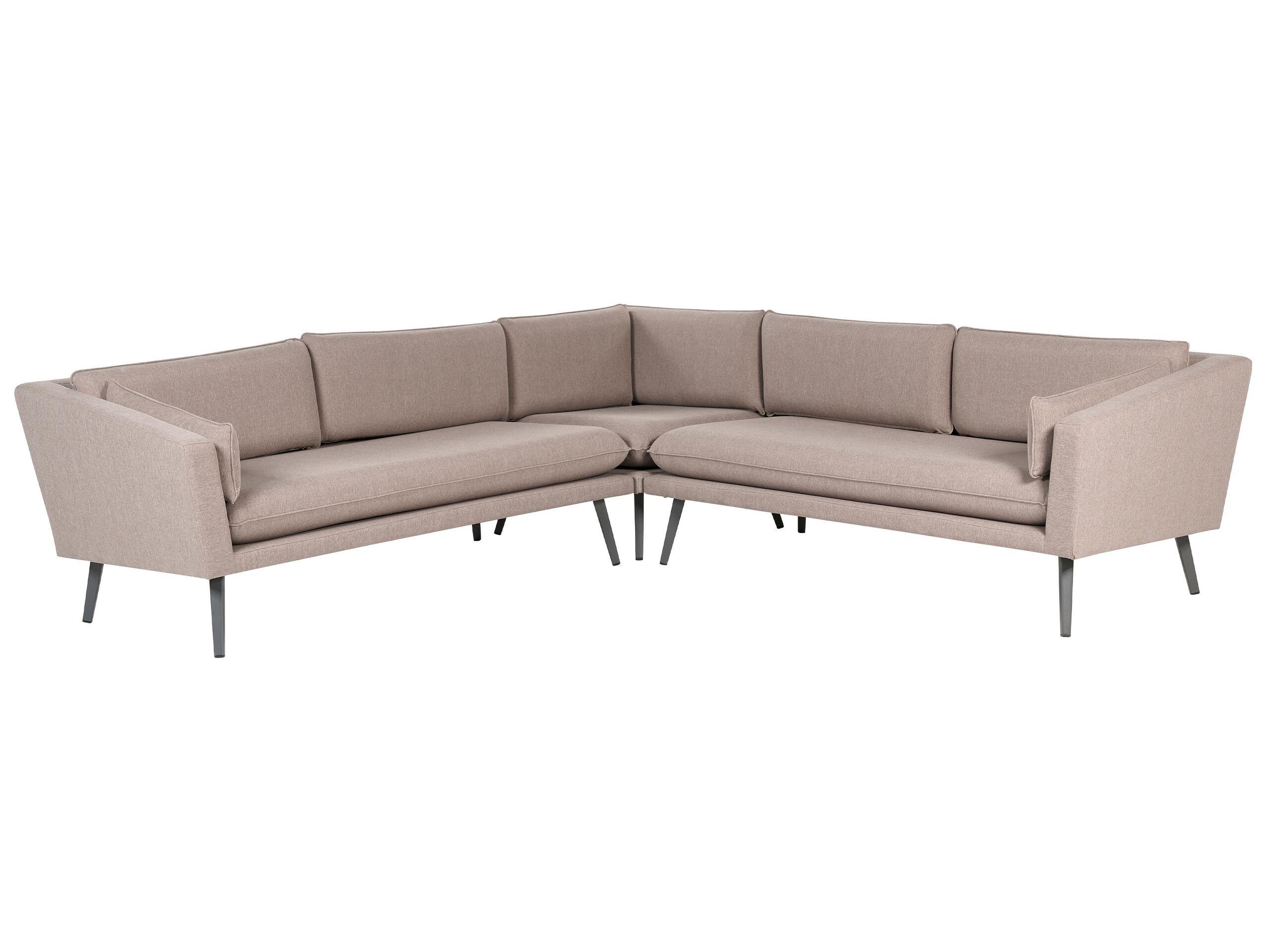 Beliani Ecksofa aus Polyester Modern LORETELLO  