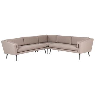 Beliani Ecksofa aus Polyester Modern LORETELLO  