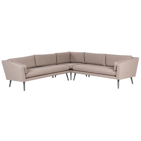 Beliani Ecksofa aus Polyester Modern LORETELLO  