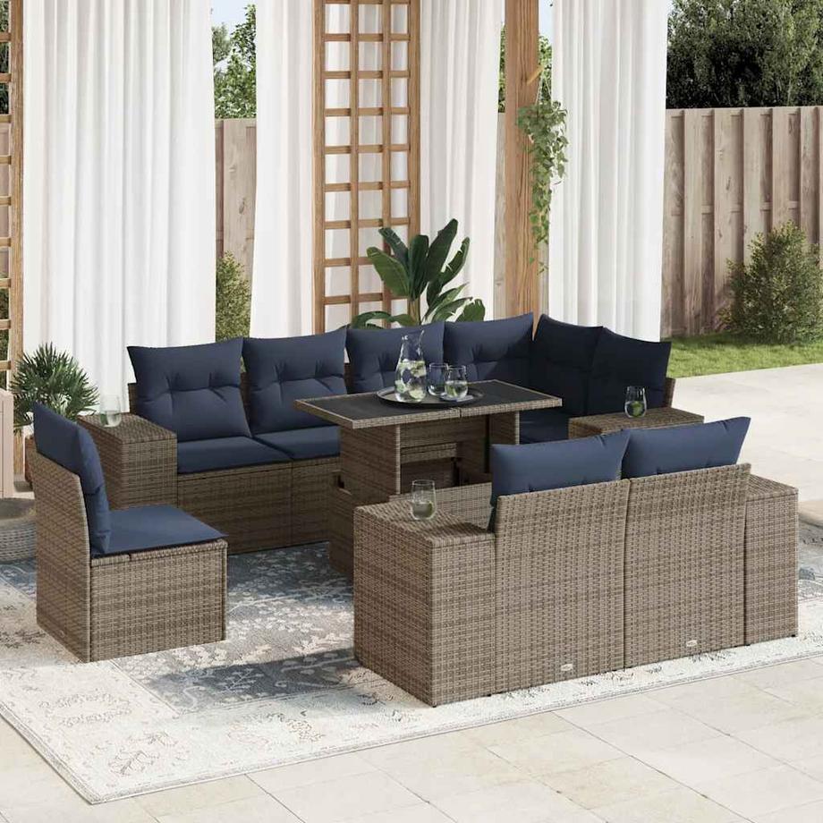 VidaXL Garten sofagarnitur poly-rattan  