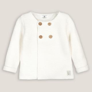 La Redoute Collections  Gilet tricot point mousse coton bio 