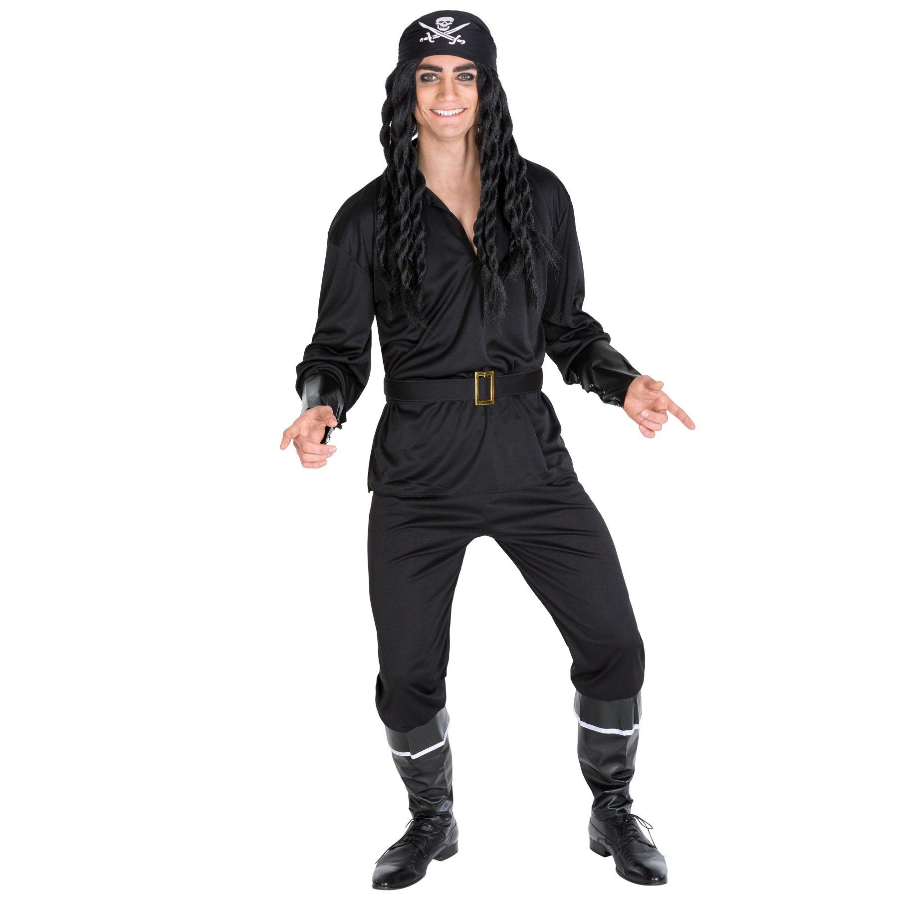 Tectake  Costume da uomo - Pirata Barbastoppia 