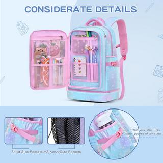 Only-bags.store  2 in 1 Rucksack & isolierte Brottasche, Schulrucksack für Grundschüler 