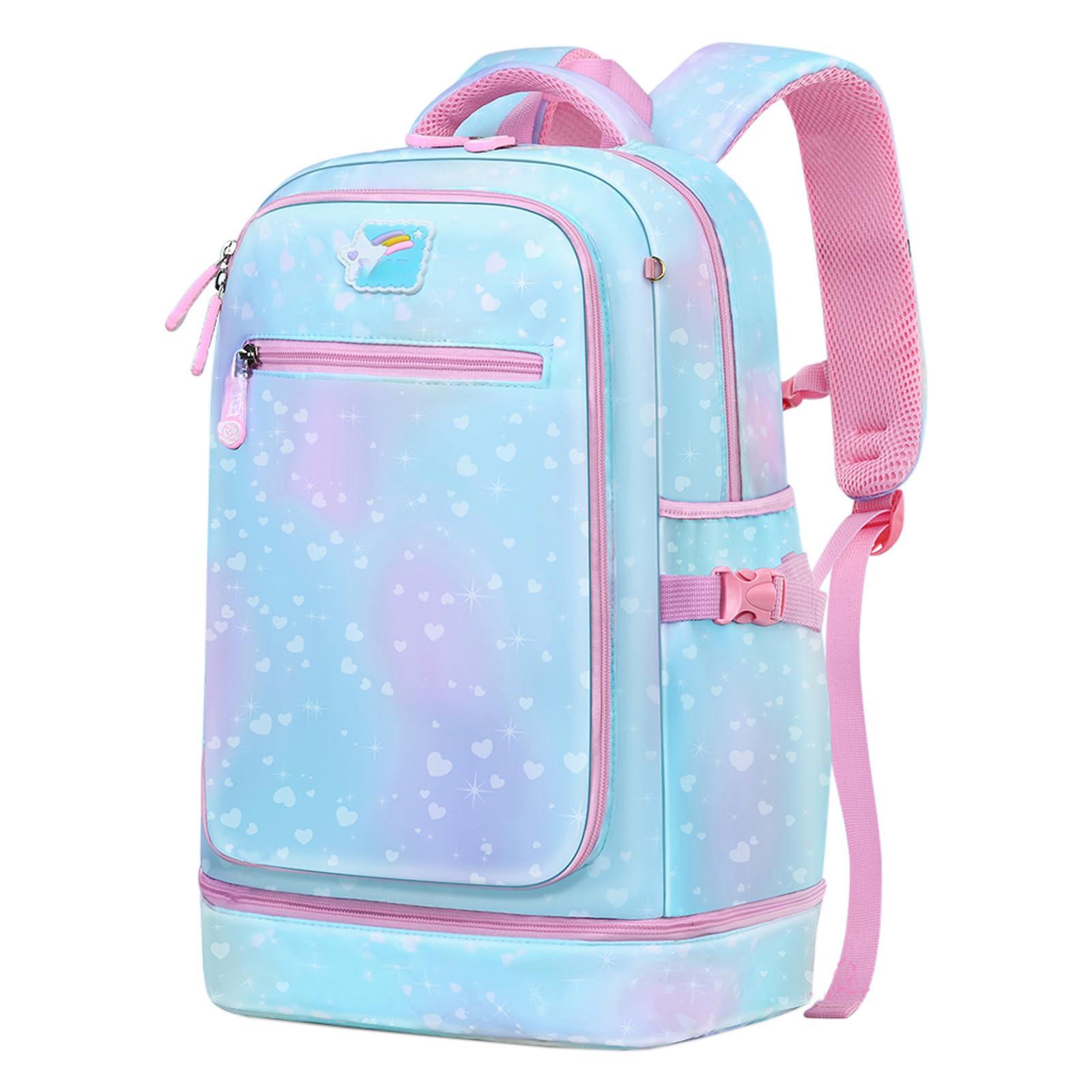 Only-bags.store  2 in 1 Rucksack & isolierte Brottasche, Schulrucksack für Grundschüler 