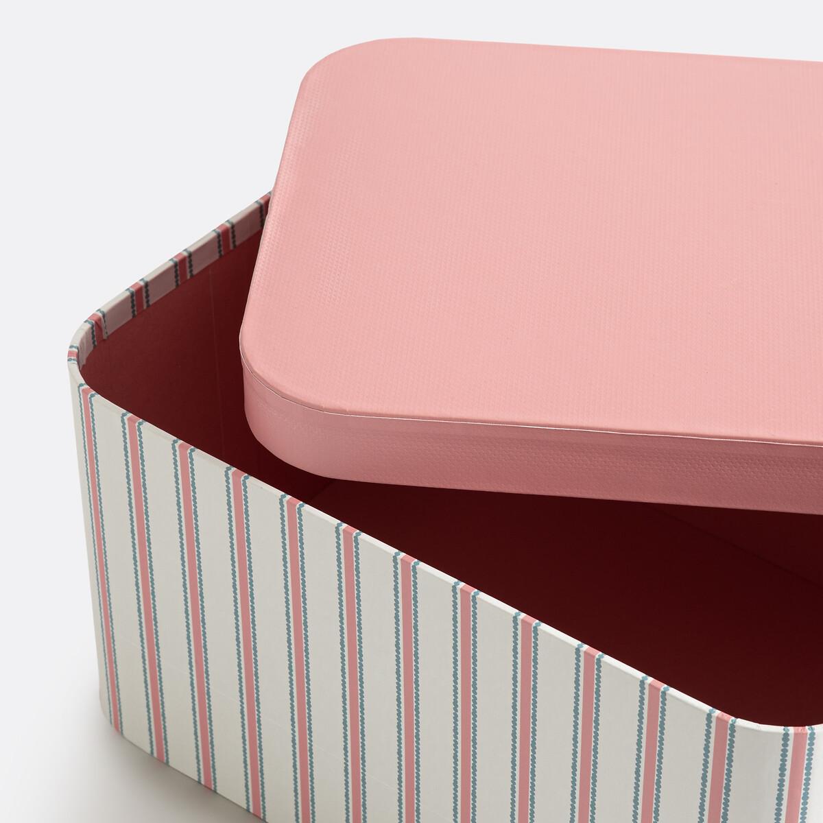 La Redoute Intérieurs 2er-Set Aufbewahrungsboxen Shirley mit Deckel  