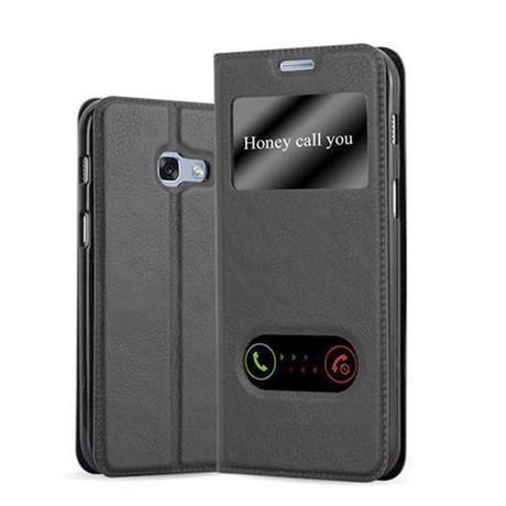 Cadorabo  Housse compatible avec Samsung Galaxy A5 2017 - Coque de protection avec fermeture magnétique, fonction de support et 2 fenêtres de visualisation 