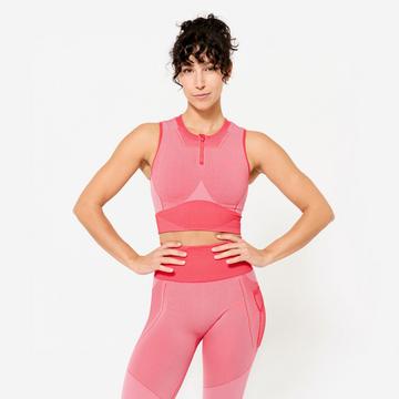 Crop top donna seamless