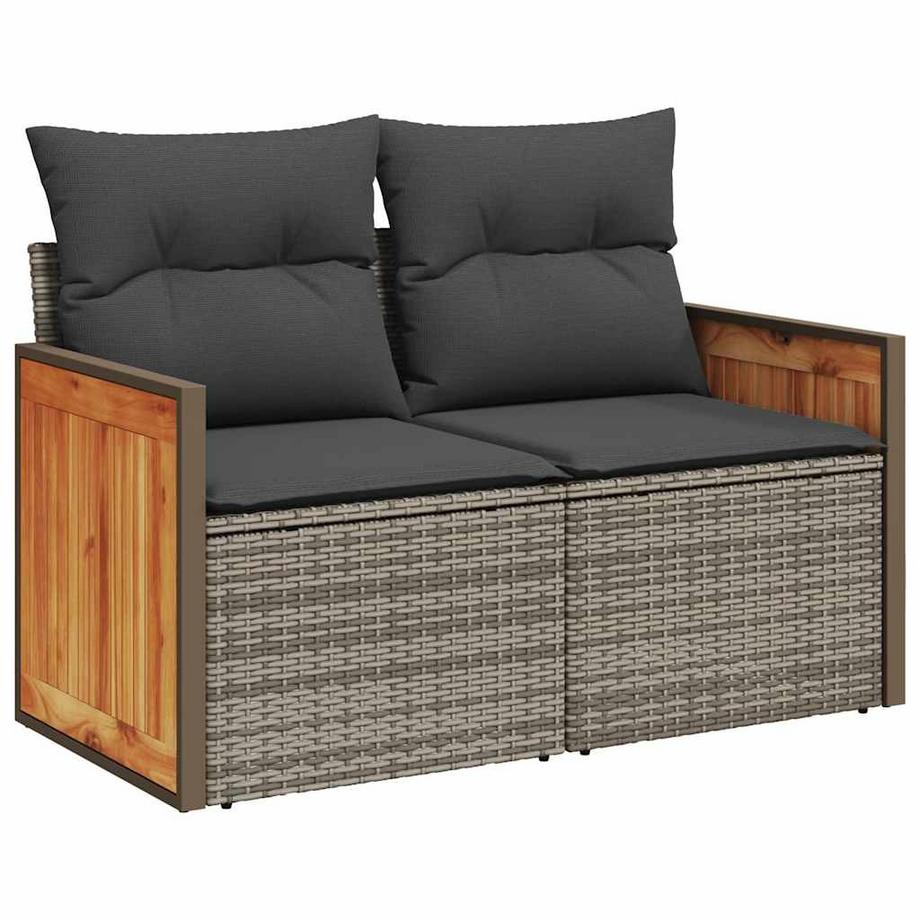 VidaXL Gartensofa set poly-rattan  