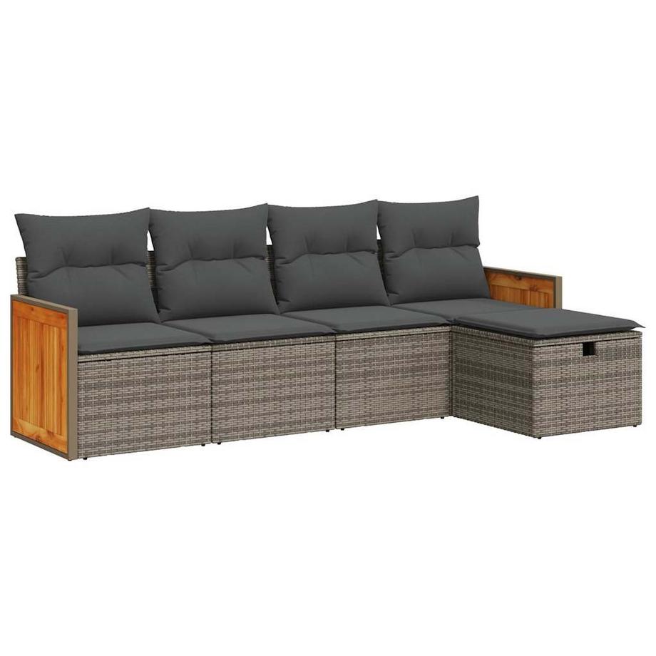VidaXL Gartensofa set poly-rattan  