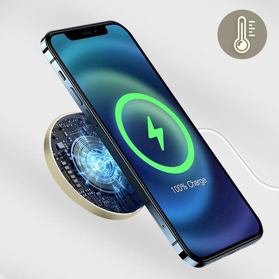 GUESS  MagSafe iPhone Guess Ladegerät - Gold 