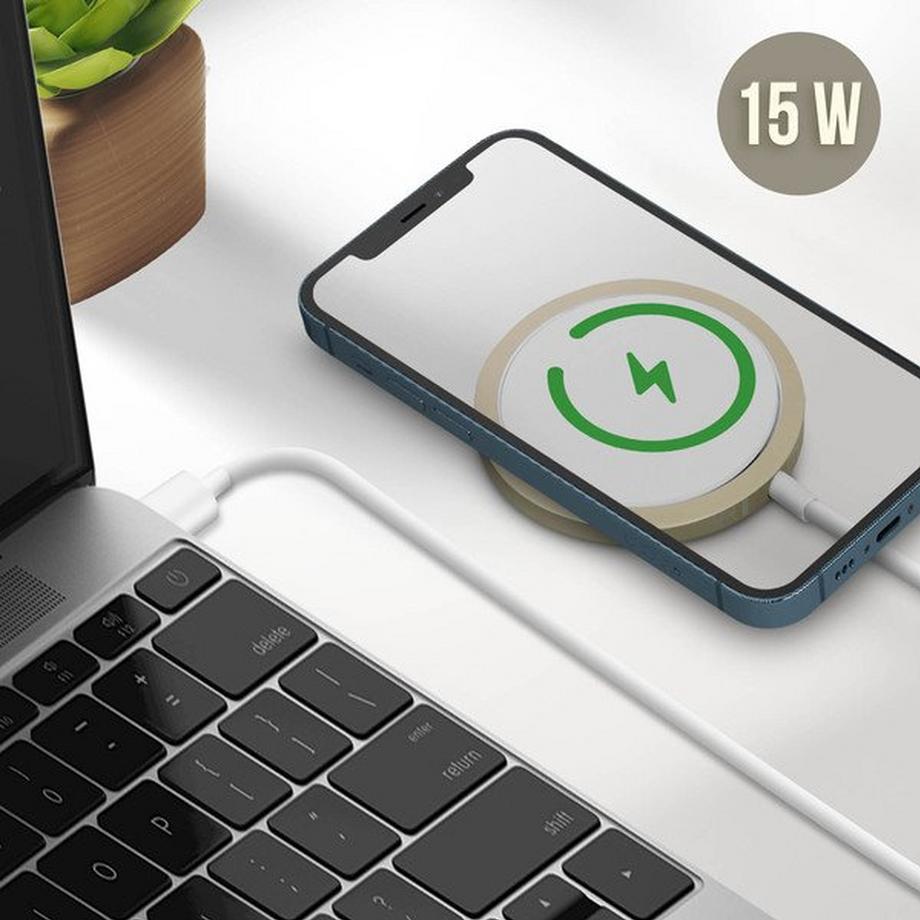 GUESS  MagSafe iPhone Guess Ladegerät - Gold 