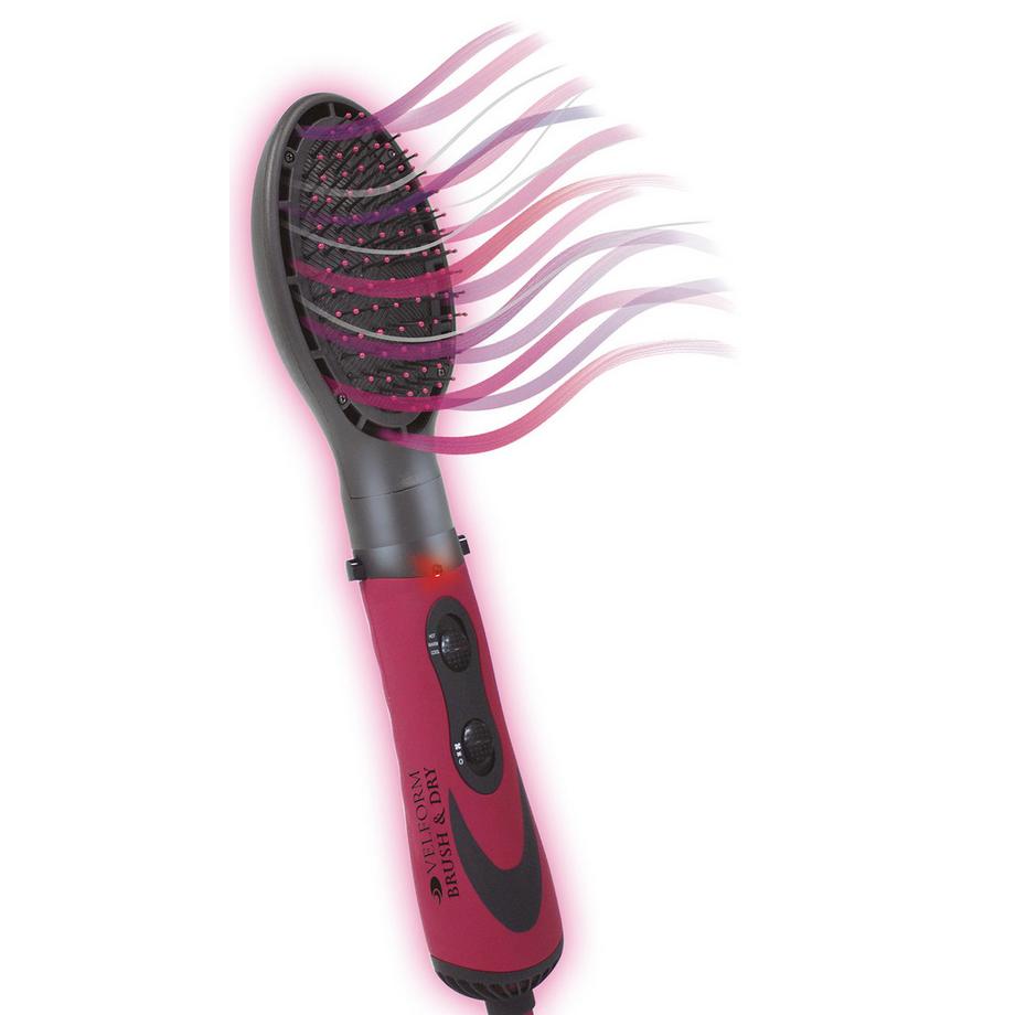 VELFORM Spazzola ad aria calda Brush & Dry per pettinare e modellare  