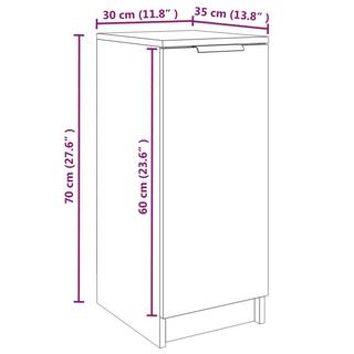 VidaXL Schuhschrank holzwerkstoff  