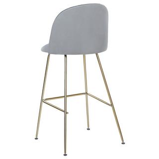 Beliani Set di 2 sedie alte en Velluto Moderno ARCOLA  