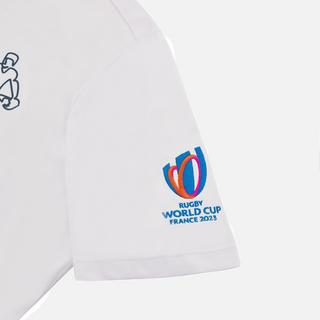 macron  t-shirt da bambino in policotone rwc francia 2023 