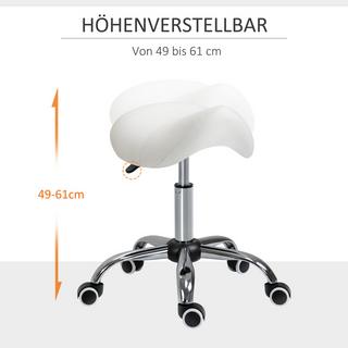 HOMCOM Tabouret de selle  