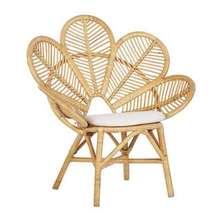 Beliani Sedia da giardino en Rattan Boho FLORENTINE  